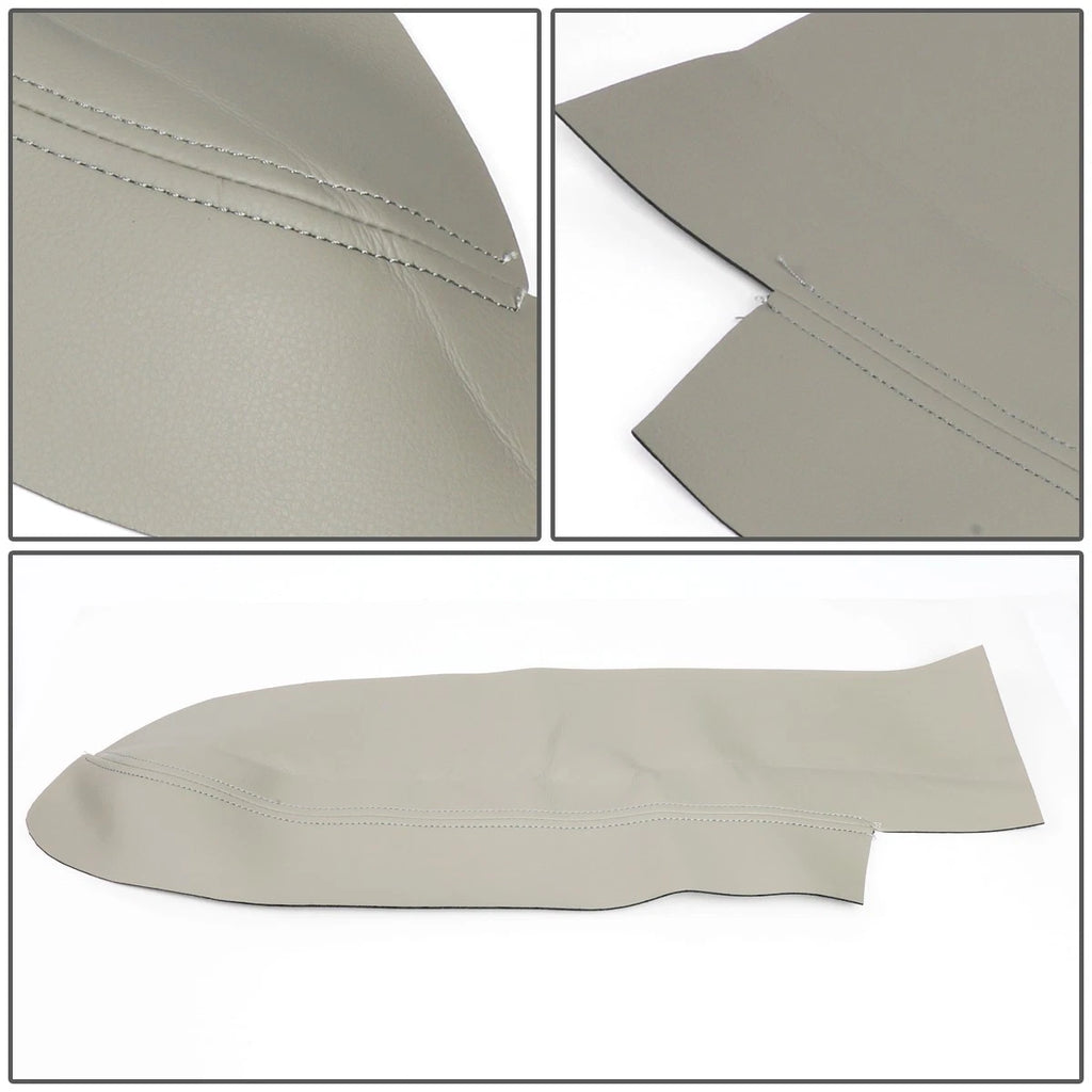 Pair Front Door Panel Armrest Leather Cover for Honda CR-V (2007–2012)