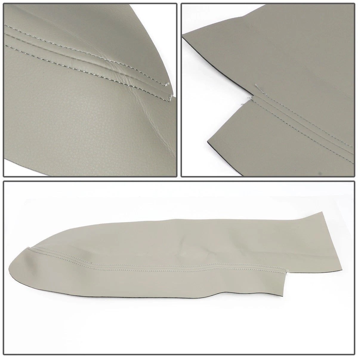Pair Front Door Panel Armrest Leather Cover for Honda CR-V (2007–2012)