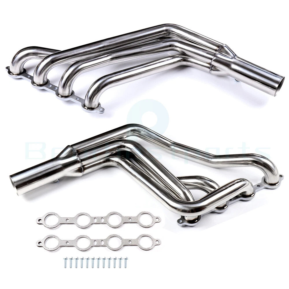 Long-Tube Header Exhaust Manifold for SBC V8 LS/LS1-LS6 LSX (1967–1974)
