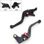 Short Brake Clutch Levers for Ducati Hypermotard 821 SP (2013–2015) Black