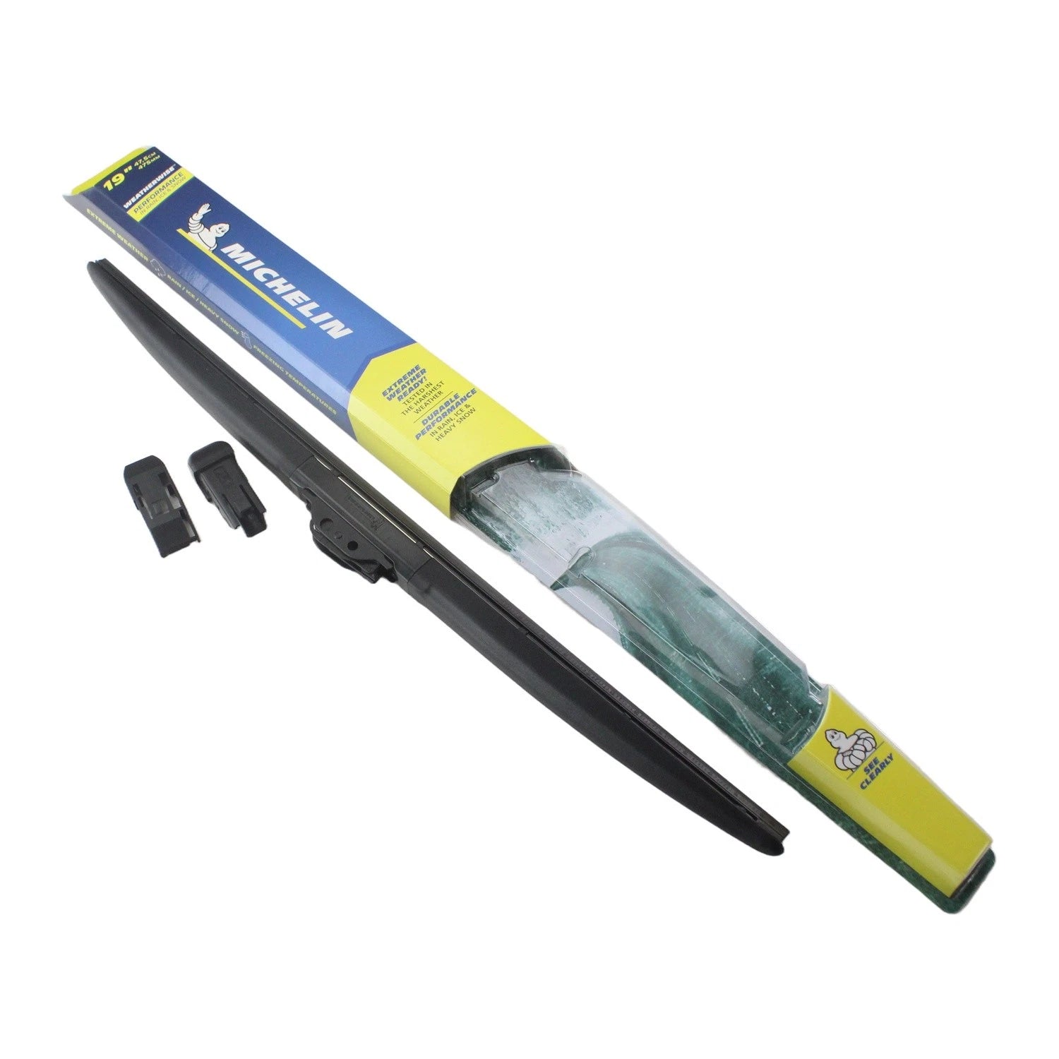 Set of 2 Wiper Blades for Dodge Nitro (2007–2011) - Michelin WeatherWise Hybrid 19"