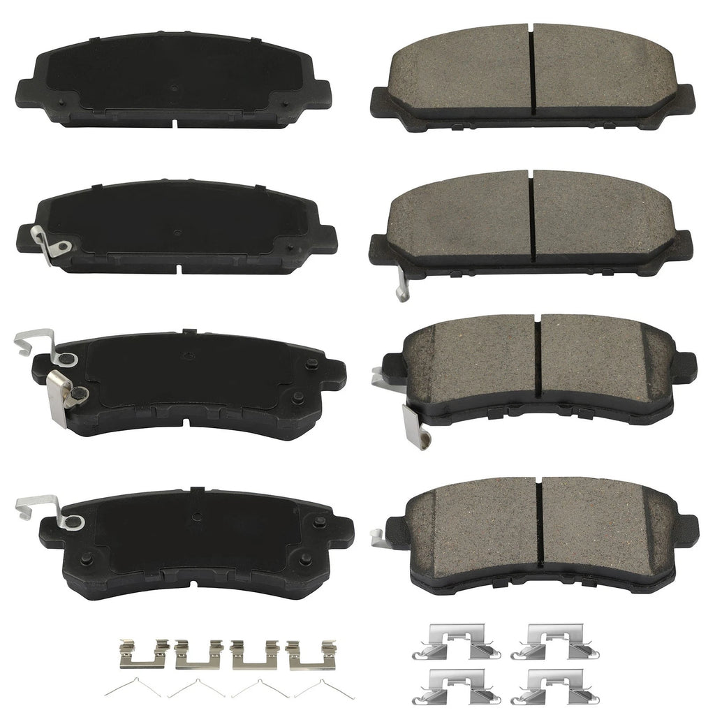 Set of 4 Ceramic Brake Pads for Infiniti QX56 (2011–2013)