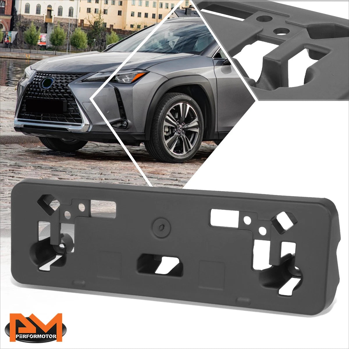 Front License Plate Mounting Bracket for Lexus UX200 UX250H (2019–2023)