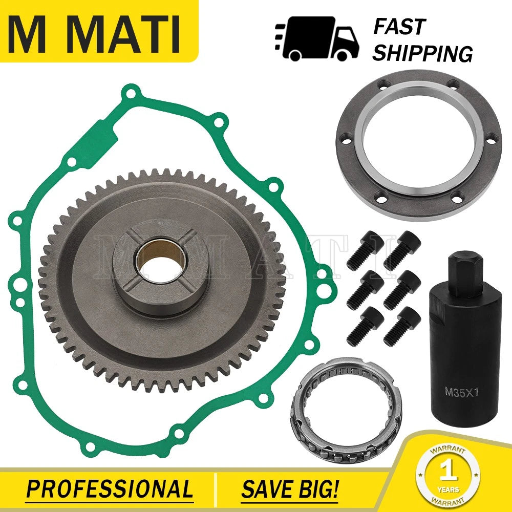 Flywheel Puller Starter Clutch Gear Gasket Kit for Yamaha Wolverine 350 (2006–2009)