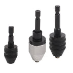 3 Piece Drill Chuck Adapter Hex Shank Quick Change Tool for