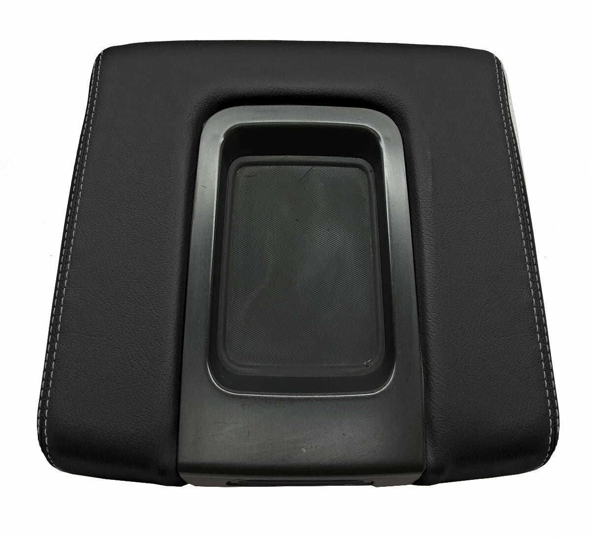 Armrest Cover for Chevy Suburban (2014–2020) Leather Gray Stitch