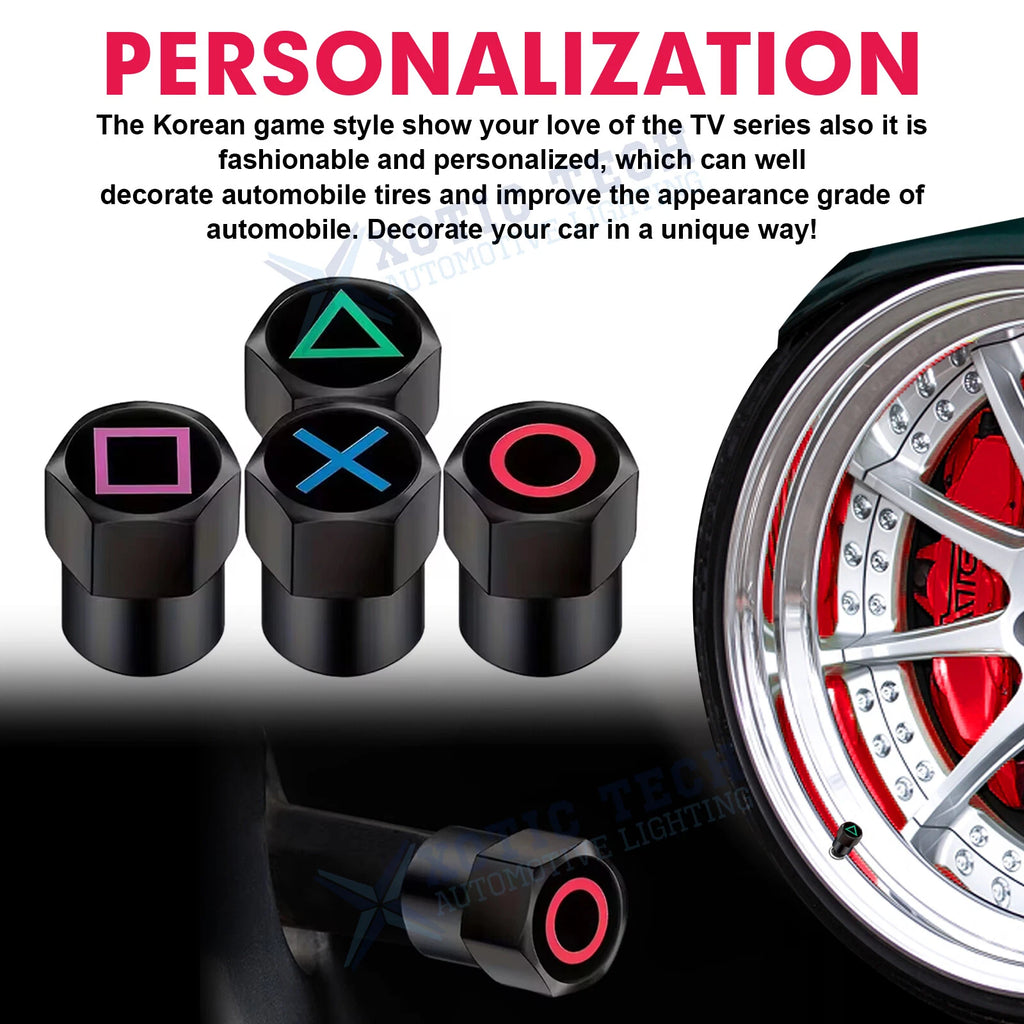 Tire Valve Stem Dust Covers for Harley Davidson Yamaha (2012-2024)
