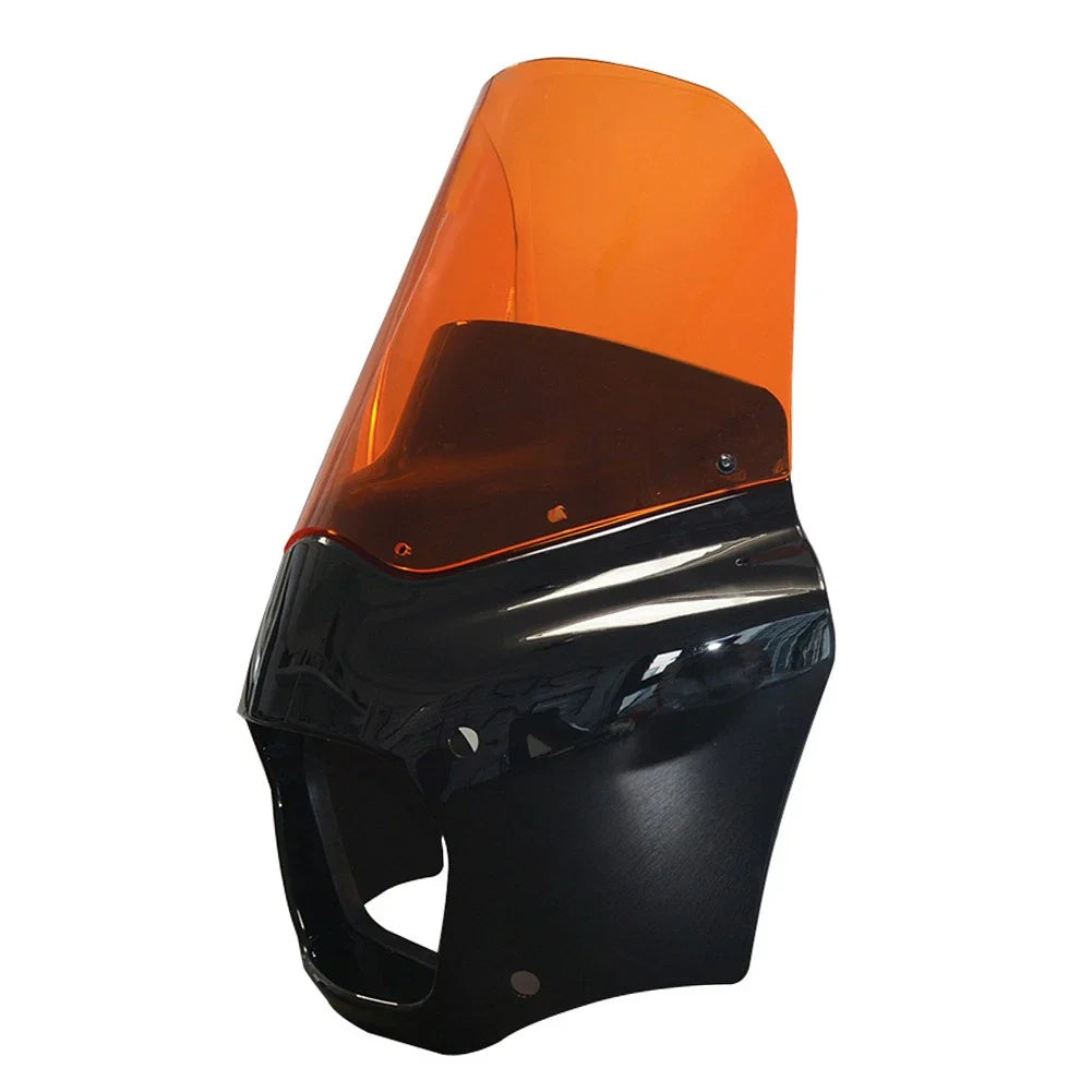 11" Orange Front Fairing Windshield for Harley Softail Fat Bob (2018-2019)
