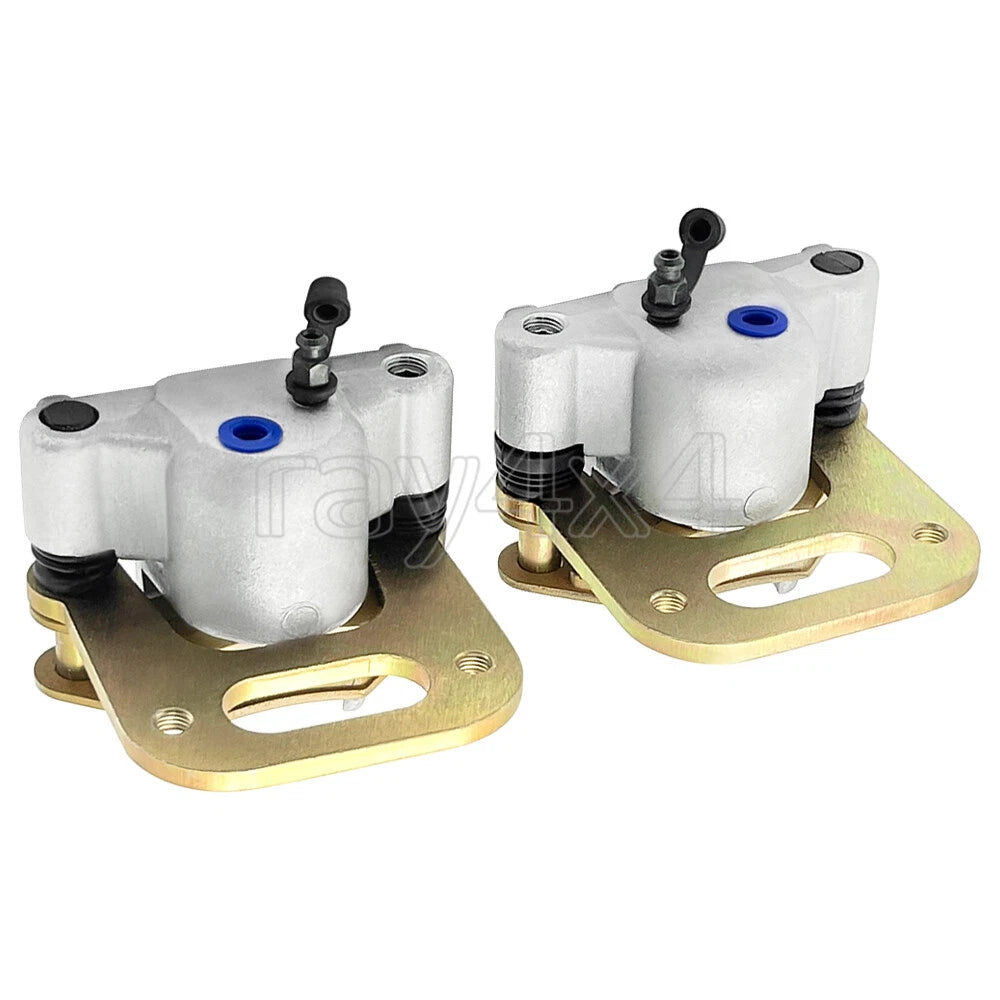 Front Brake Calipers & Pads for Polaris Big Boss 350L 400L 500 Sportsman 400 500