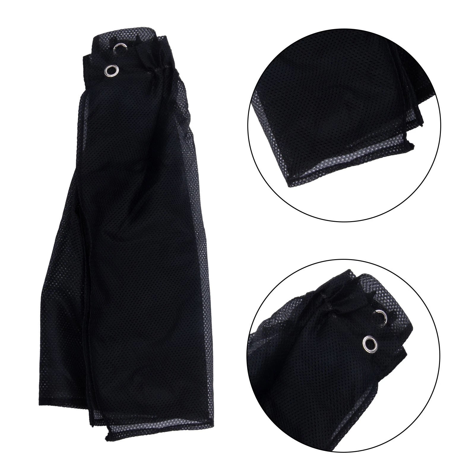 Set of 2 Car Sun Blinds for Universal Fit (50x75cm) Black Foldable Shield