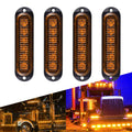Amber 6-LED Clearance Side Marker Lights for Trucks (YYYY–YYYY)