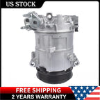 A/C Compressor with Clutch for Chrysler Voyager Pacifica (2017–2023)