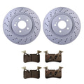 Hella Rear Rotors & Low-Met Disc Brake Pad Kit for Mercedes CLS63 AMG (2006–2010)
