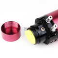 Turbo Oil Catch Tank with 0-14 PSI Fuel Gauge for Universal Fit (7" x 2.5")