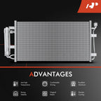 A/C Condenser with Receiver Drier & Bracket for Nissan Leaf (2011-2012)