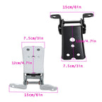 Set of 2 Black Steel Body Door Hinges for Ford F150 F250 F350 (1980–1997)