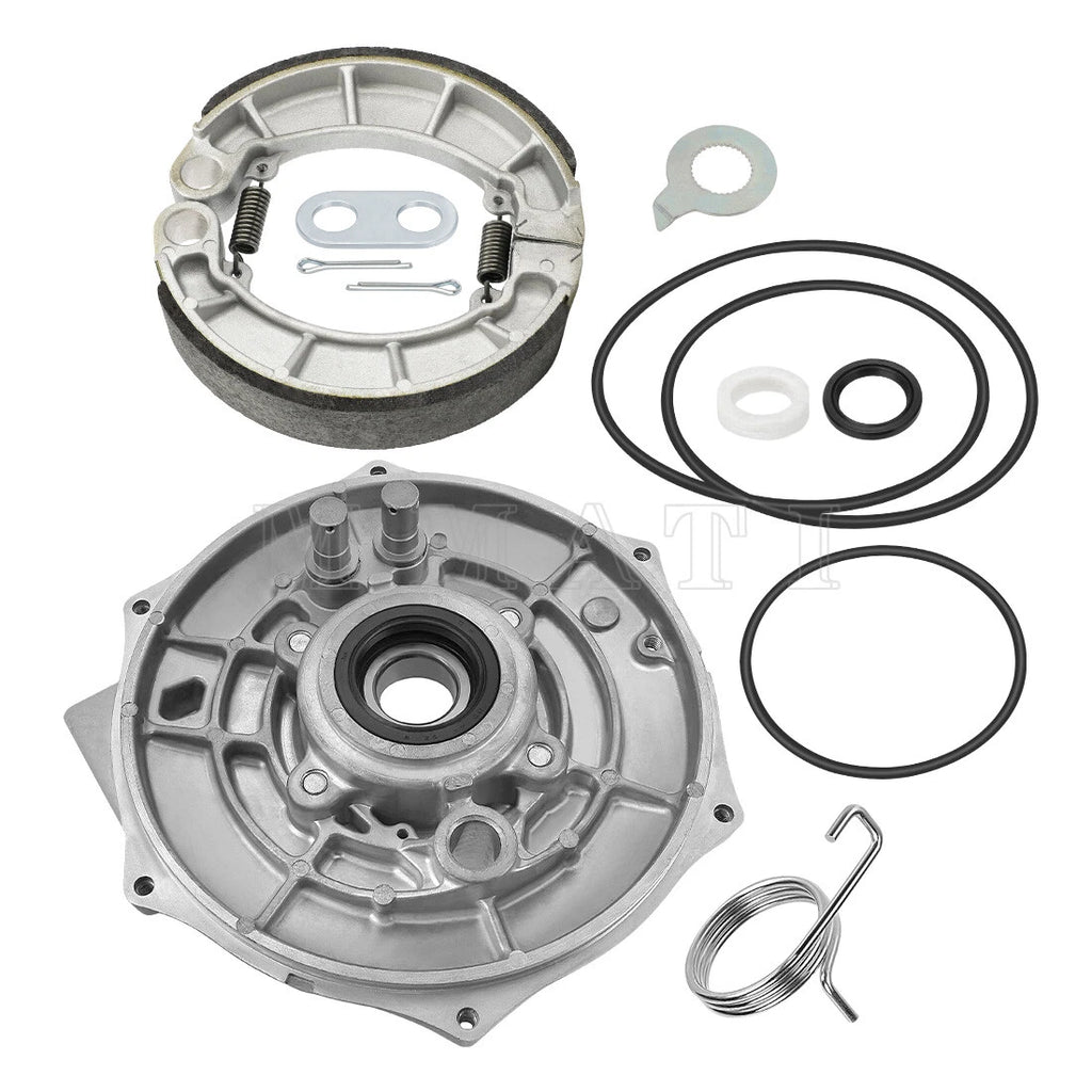 Rear Brake Backing Plate Seal Shoes for Honda Rancher 420, Foreman 500 (2007–2023)