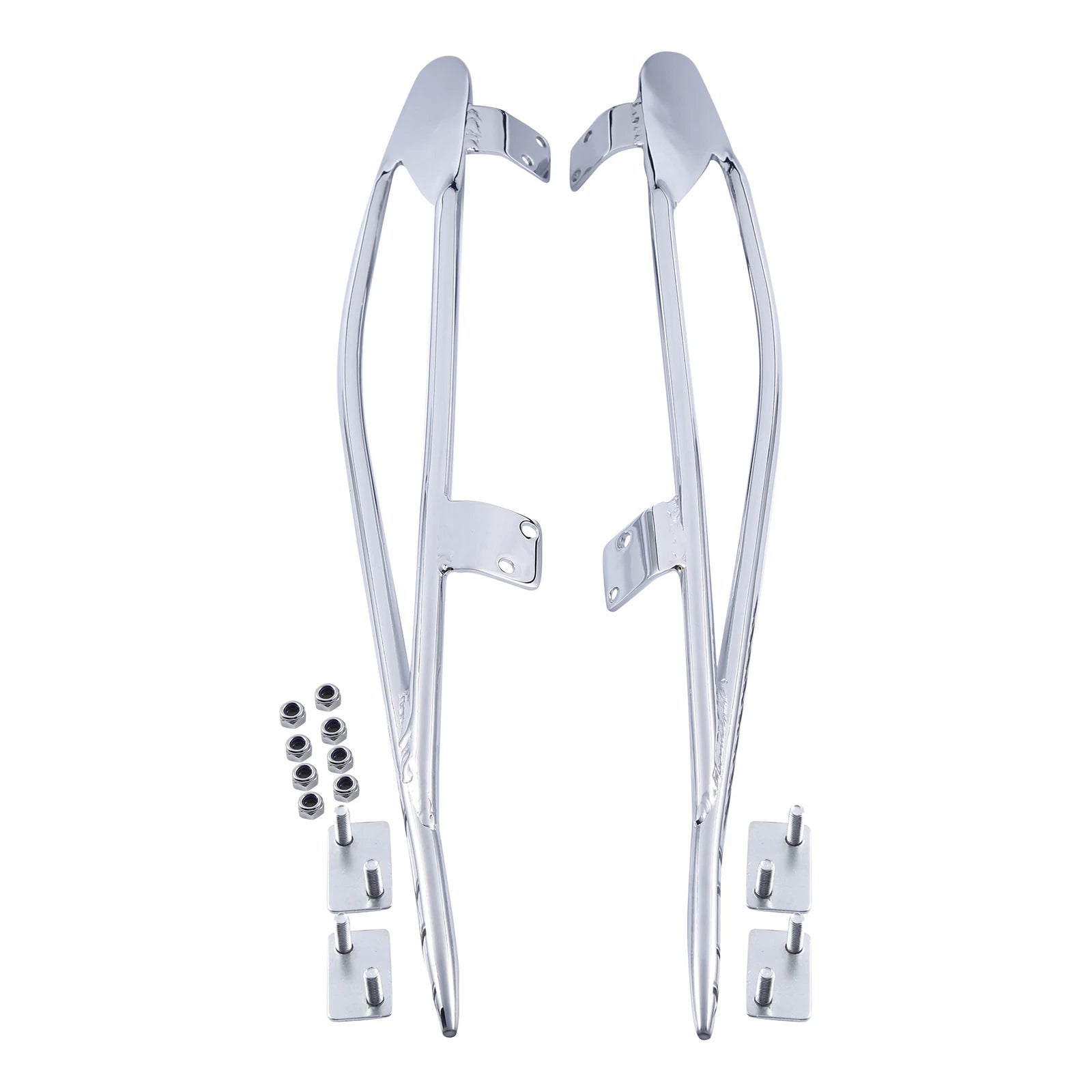 Chrome Saddlebag Protector Rails for Indian Chieftain Springfield (2014–2023)