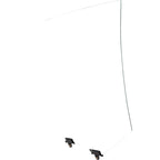 Rear Passenger Door Glass for Buick Century (Right Side)