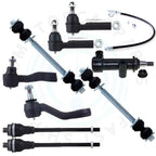 9pcs Front Tie Rod End Sway Bar Link for Chevrolet Silverado 2500 (1999–2004)