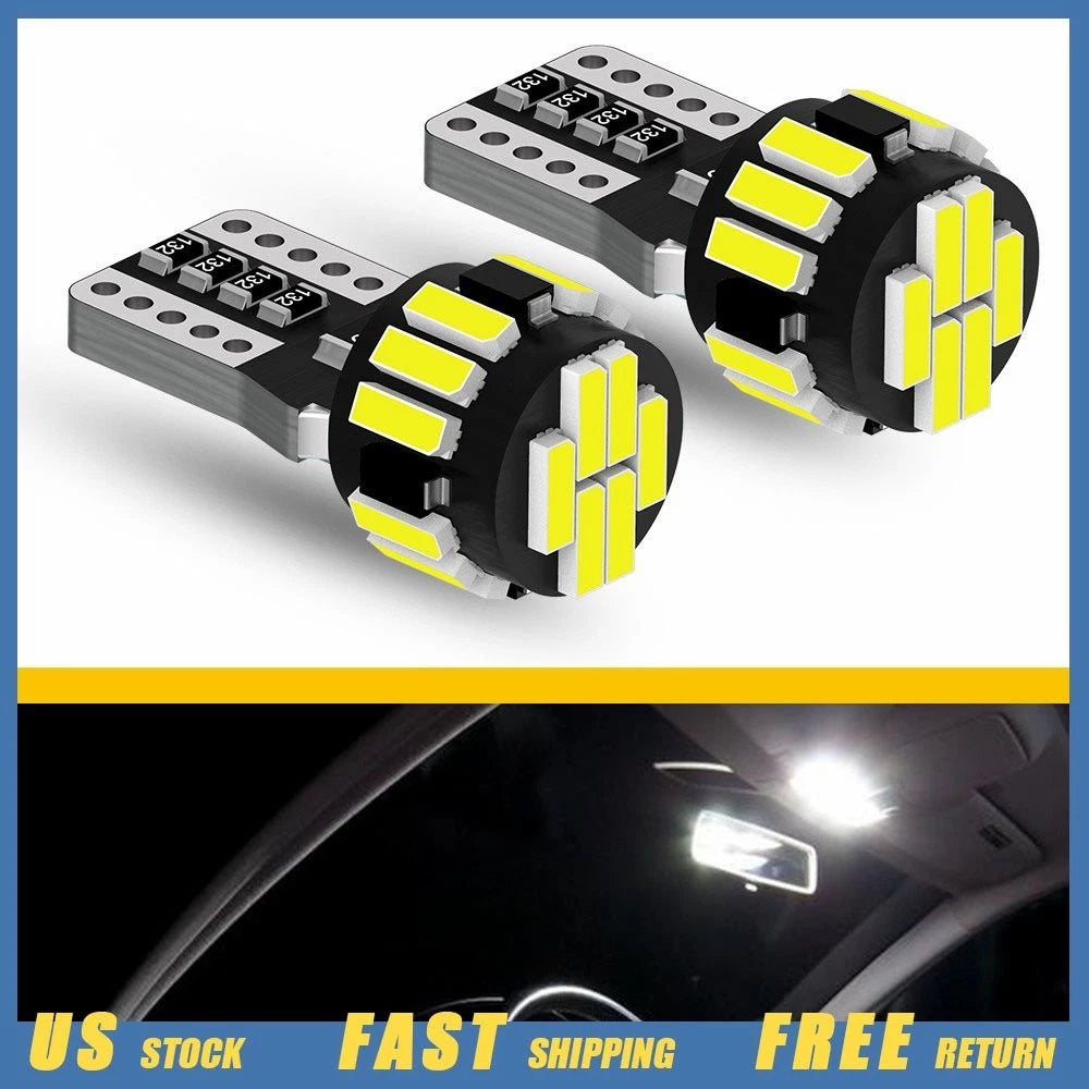 2X T10 194 168 18SMD LED Interior Light Bulbs for RV Camper Trailer (12V)