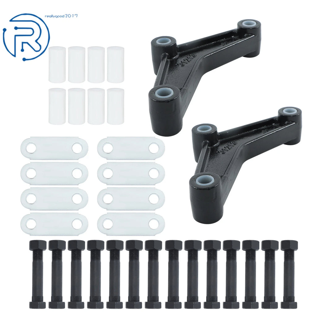 Tandem Trailer Boat Axle Suspension Shackle Kit for Double Eye Spring (Heavy Duty)
