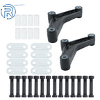Tandem Trailer Boat Axle Suspension Shackle Kit for Double Eye Spring (Heavy Duty)