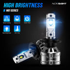 2X H7 LED Headlight Bulbs Kit for