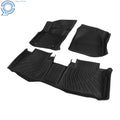 3D All Weather Floor Mats for Ford Edge (2015–2024) BLK TPE 3-Piece