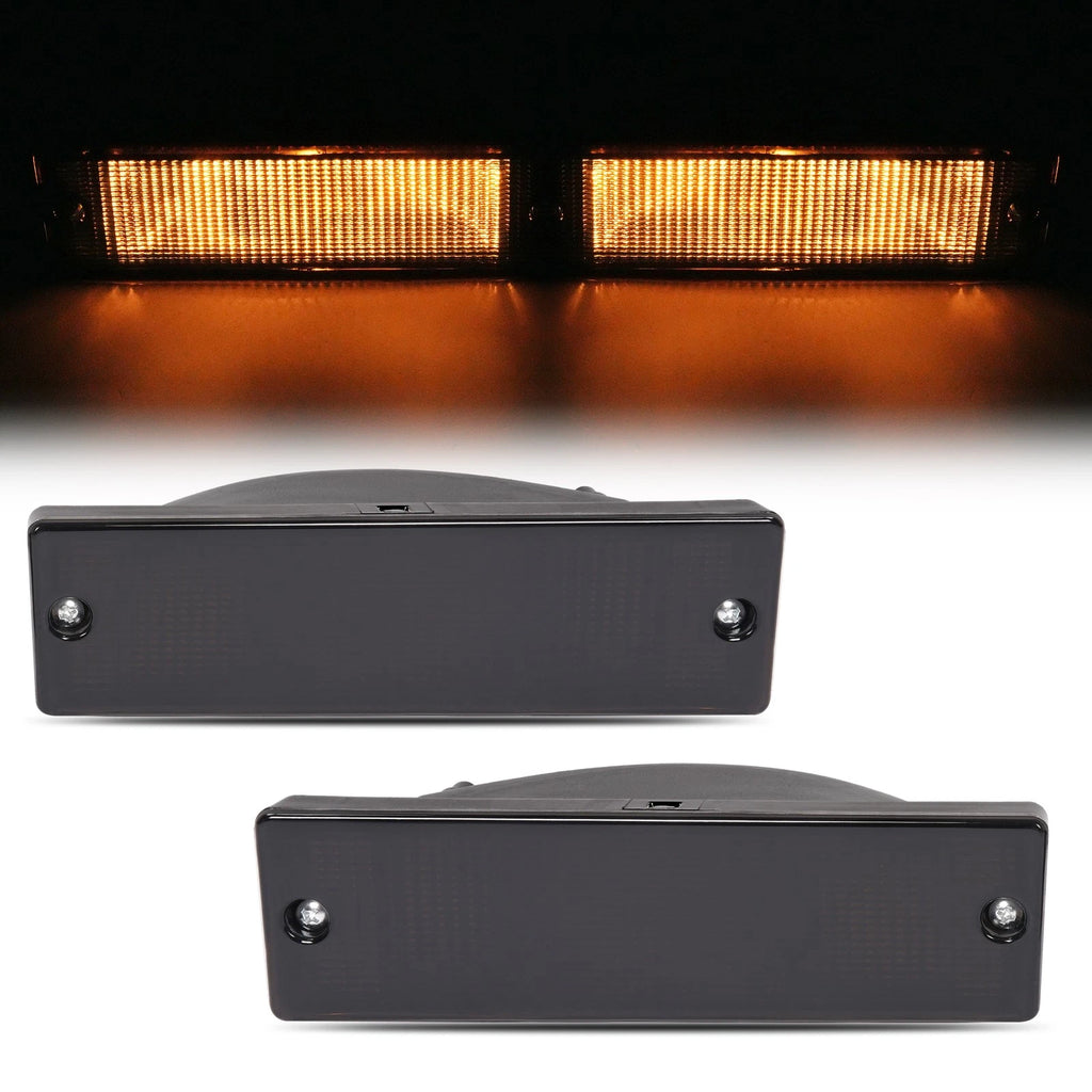 Bumper Smoke Turn Signal Lights for Nissan D21 Pathfinder (1988–1997)
