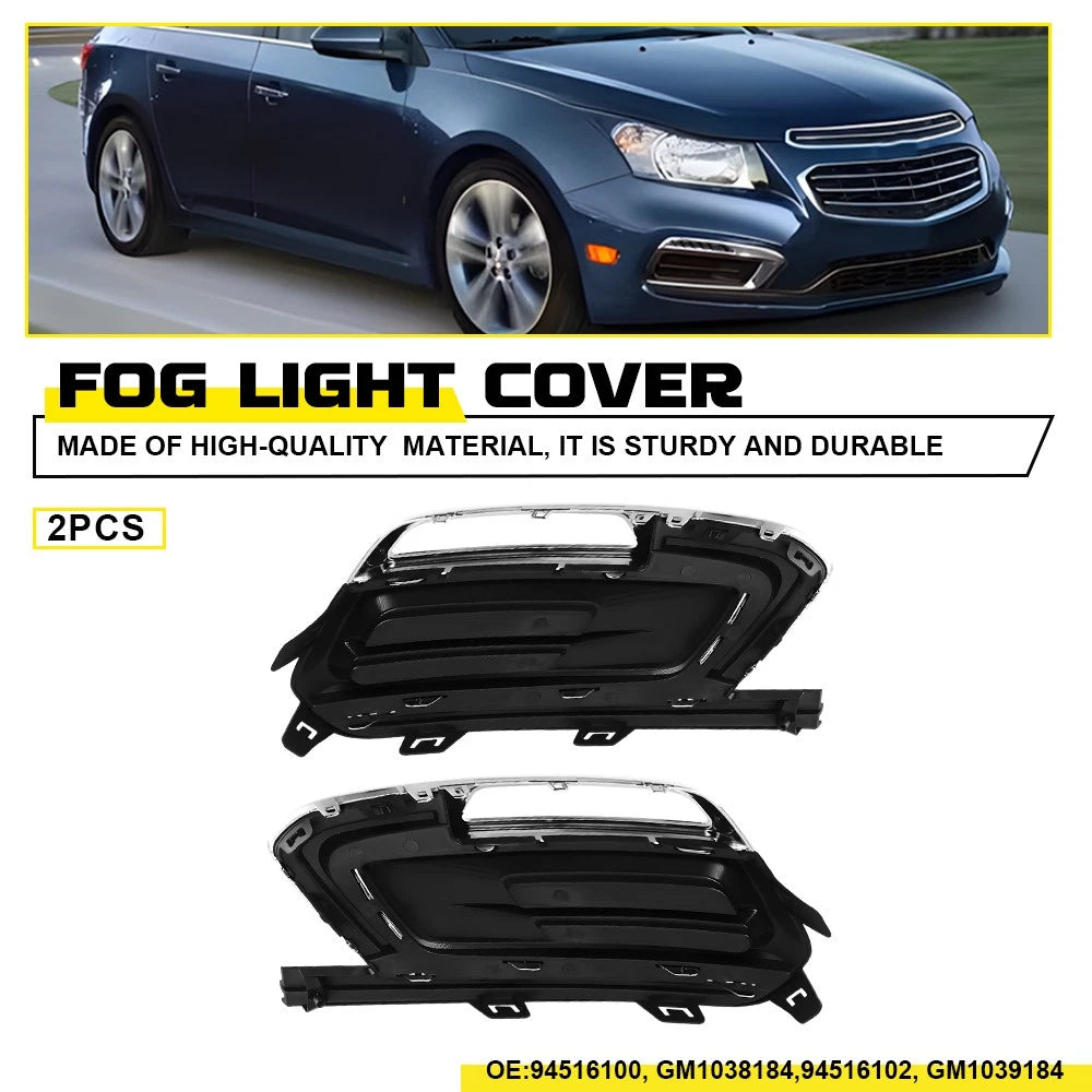 Fog Light Cover Set for Chevrolet Cruze (2015–2016) 22843180, 22843181