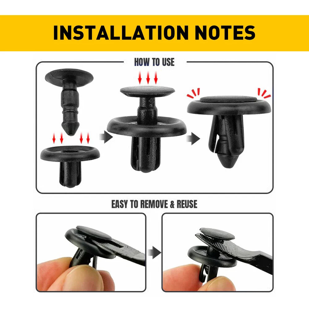 Undertray Cover Clips for Toyota Lexus