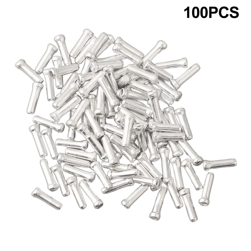 Set of 4 Aluminum Brake Shifter Inner Cable Tips for Bicycle