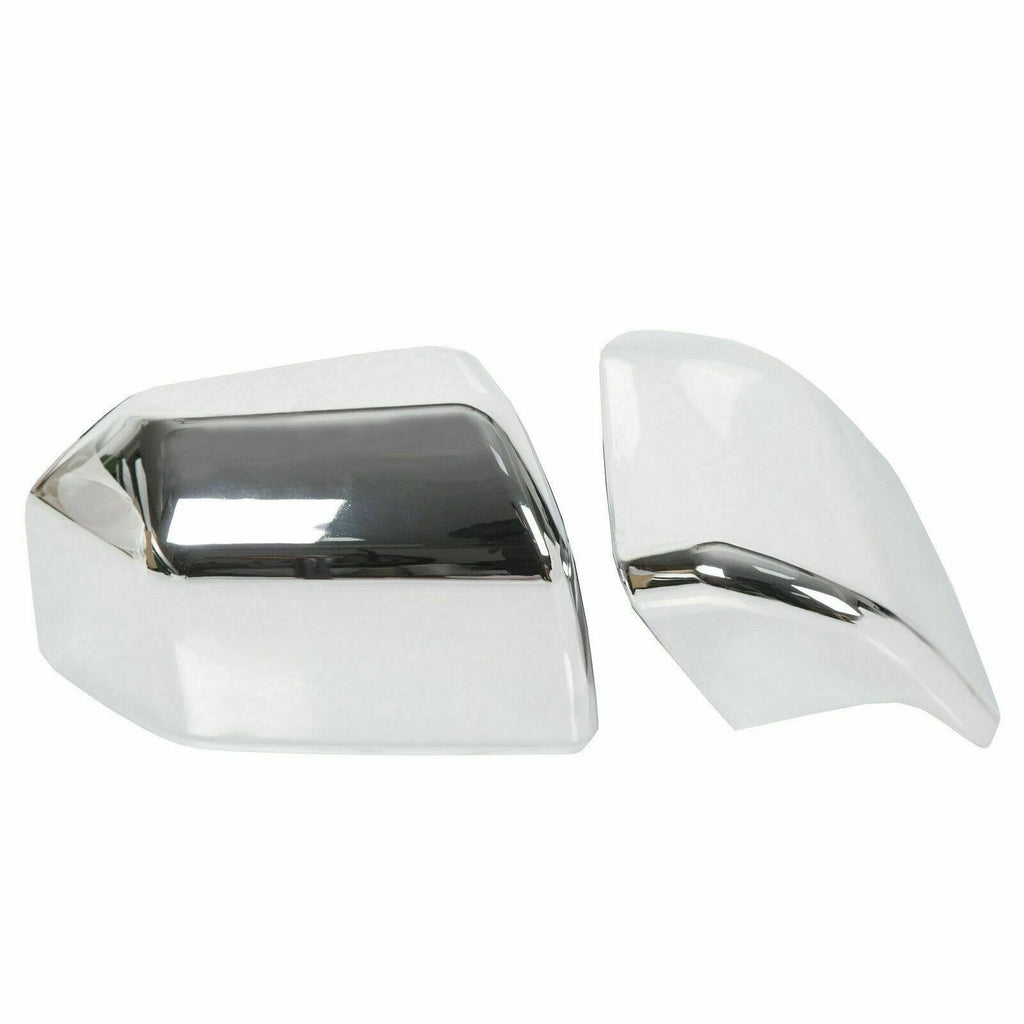 Set of 2 Chrome Side View Mirror Covers for Ford F-150 (2015–2020)