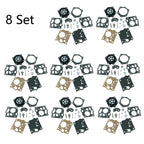 Set of 8 Carburetor Gasket Kit for McCulloch Mac Promac 700 8200 (1970–1990)