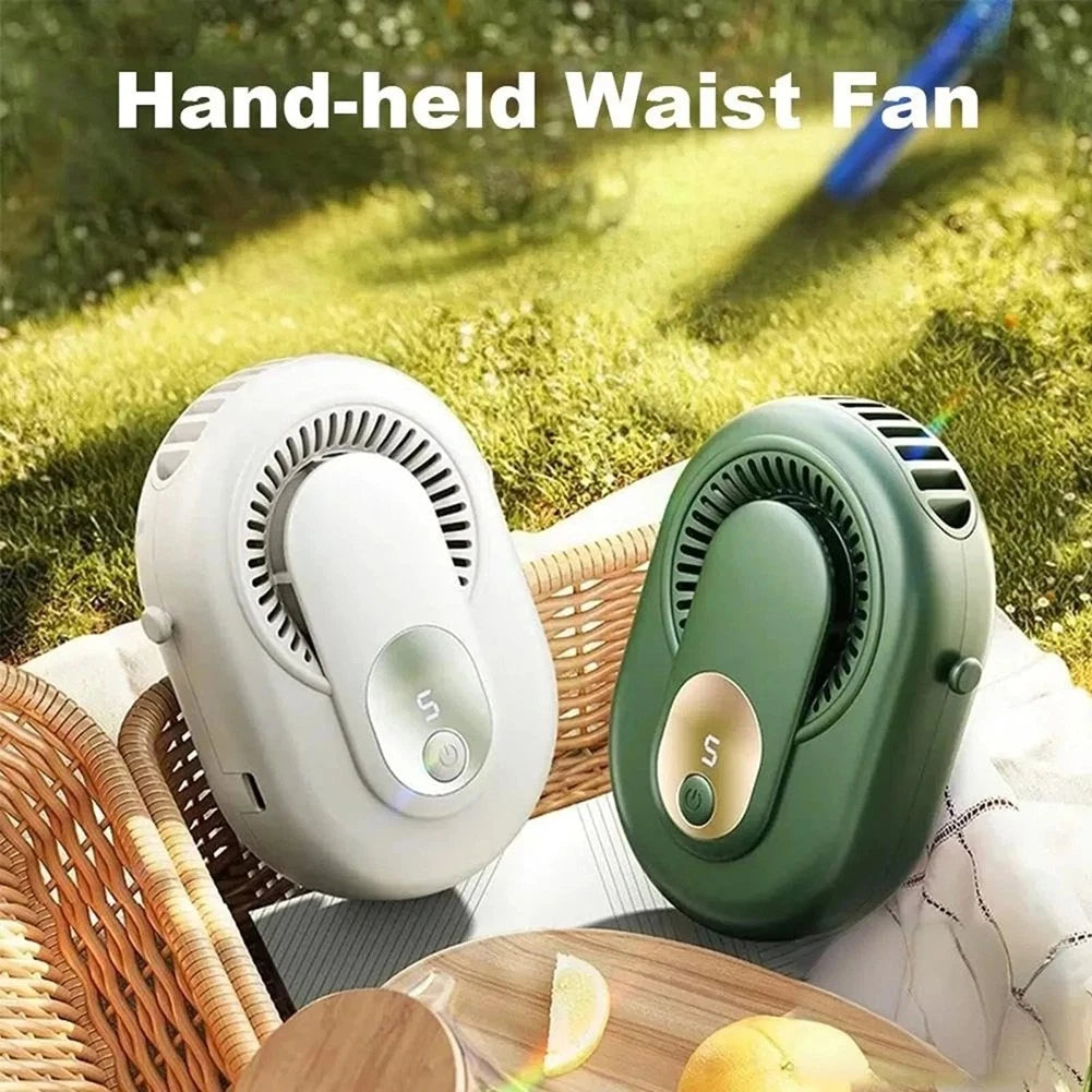 5 Speed Cooling Fan with USB Rechargeability and LCD Display for Cars