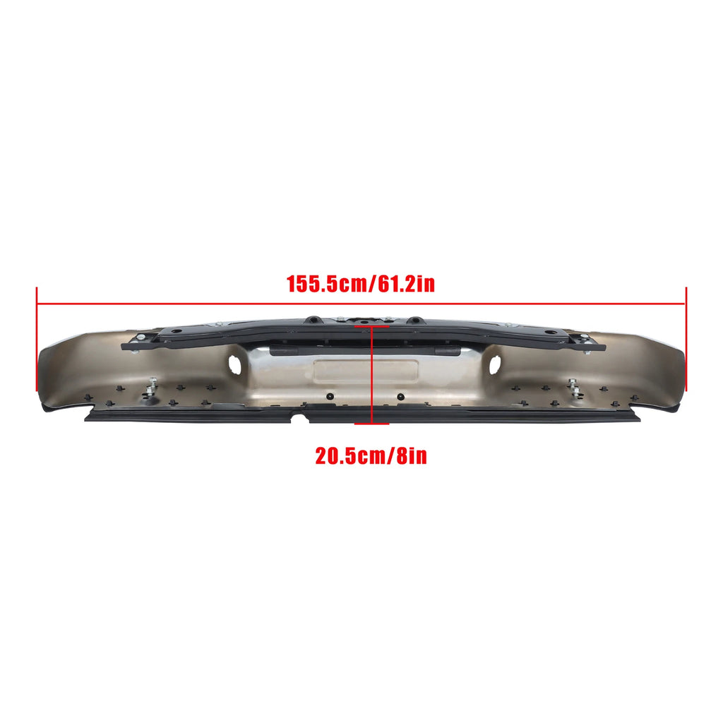 Chrome Rear Step Bumper for Chevy S10 GMC Sonoma (1998–2004)