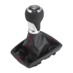 6 Speed Gear Shifter Knob with Cover for Audi A4 (2007–2008)