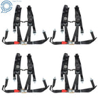 Set of 4 Padded 2" Seat Belt Harness for Polaris RZR XP S 4 1000 (2014–2023)