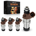 Set of 4 Fuel Injectors for Toyota 4Runner/T100/Tacoma (1995–2000) 2.7L 23250-75050