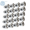 Set of 20 Chrome Lug Nut Covers for Semi Truck (Push-On)
