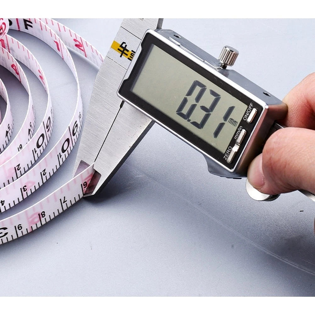 20ft Heavy Duty Tape Measure with Dual Scale and Fiberglass Reinforcement