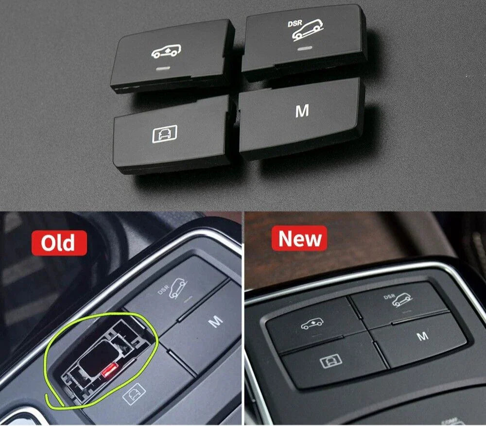 4x Center Switch Button for MB ML/GL/GLS W166 X164 X166 W292 (2012–2012)