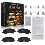 Front Ceramic Brake Pads Set for Dodge Avenger Caliber Stratus Jeep Compass (2007–2018)