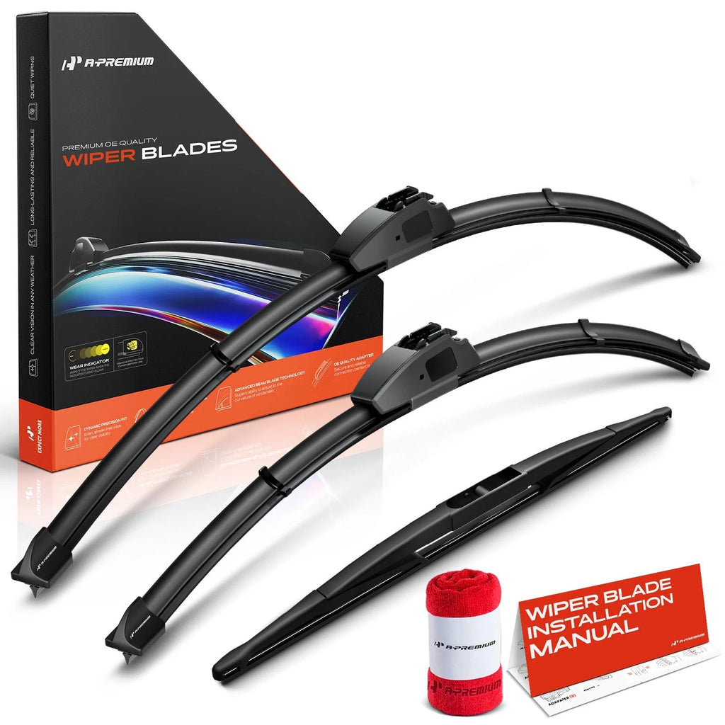 Set of 3 Windshield Wiper Blades for Honda Passport (1994–2002)
