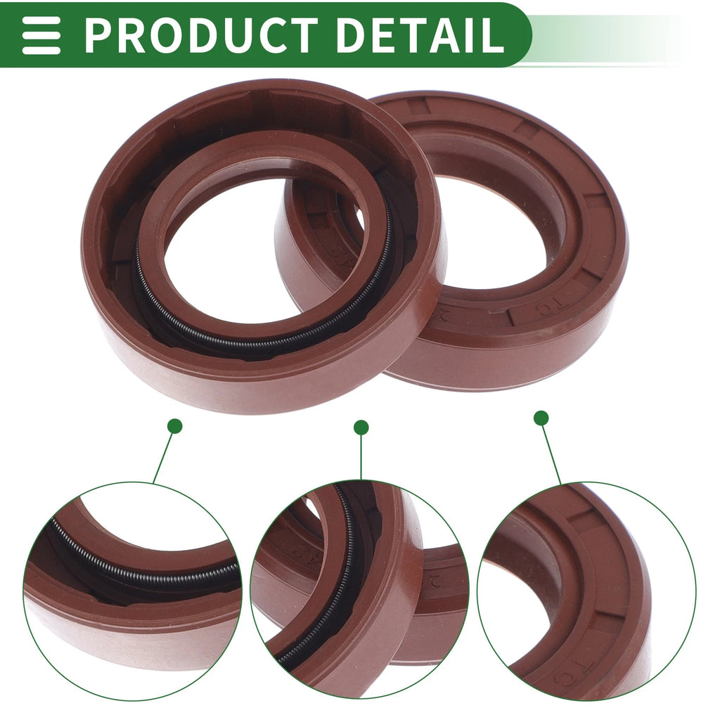 Set of 5 Oil Seal Rotary Shaft Seal FKM Rubber 26x42x10mm