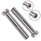 Stainless Steel Conversion Head for Electric Drills (2PCS, 2.35 to 3mm Shank)