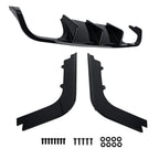 Gloss Black Rear Bumper Diffuser for BMW E92 E93 M3 2Door Coupe 2008-2013