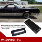 2X Smoked White LED Rear Side Marker Lights for El Camino & Caballero (1978–1987)