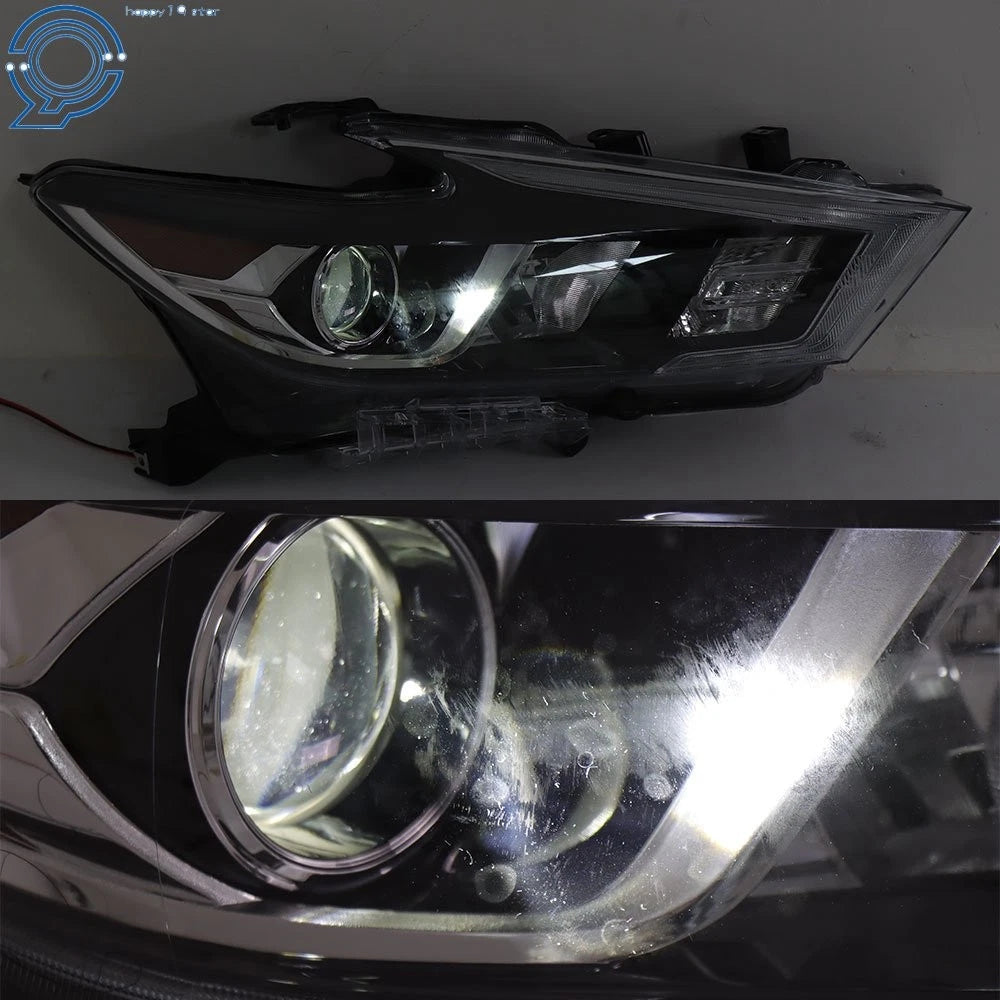 Right Side Headlight for Nissan Maxima (2016–2018) LED Chrome Housing